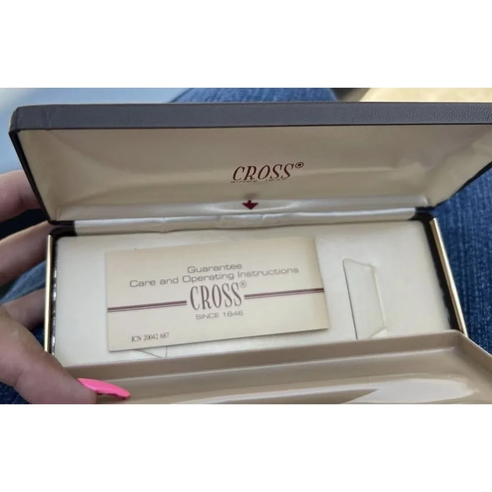 Cross 10k Ballpoint Pen‎ & 0.9 Pencil Set In Box (Texas Instruments Logo)